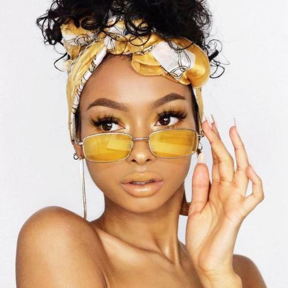 Yellow Square Frames